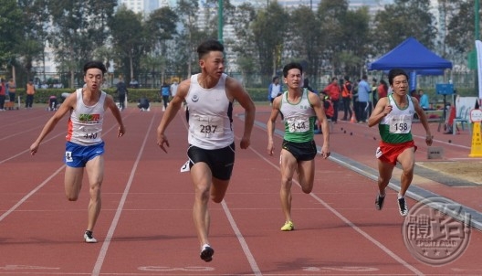 Men's 100m Champion SO Chun Hong