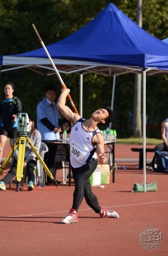 Men's Javelin Throw Champion HUI Wai Hei