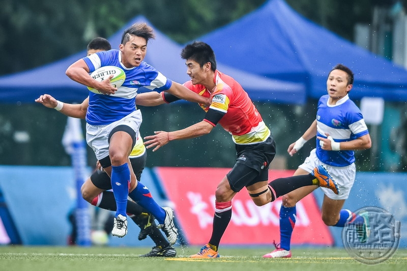 Chinese Taipei (Blue) and China are making their ARFU U20 7s Series debut this weekend in Hong Kong