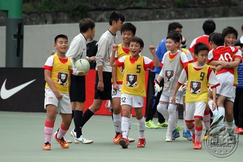 阿仙奴(香港)足校C以互射點球險勝Sun Pegasus U13後展露表現興奮。