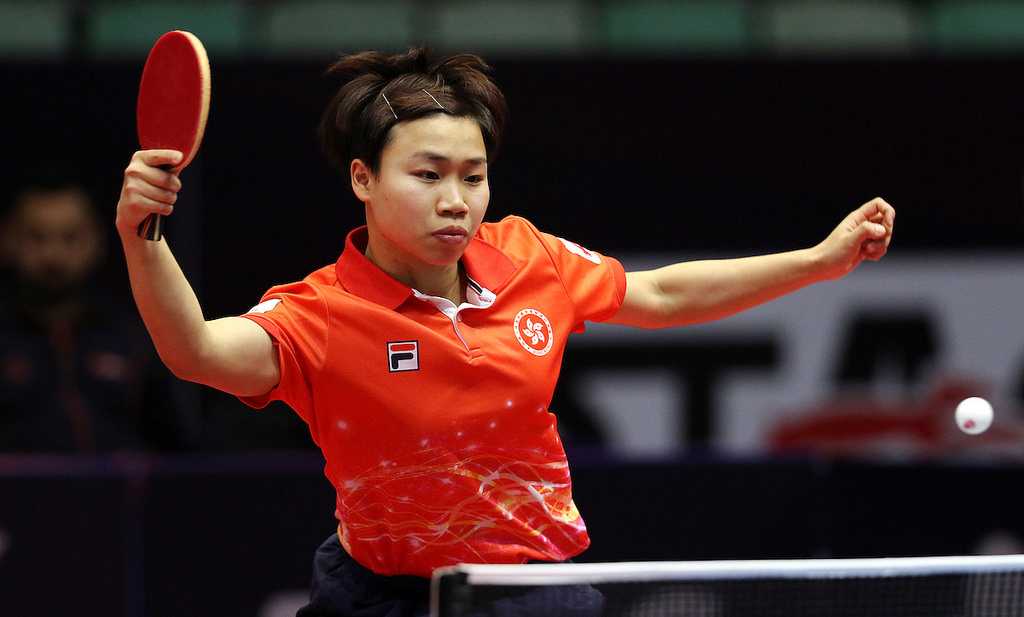 吳穎嵐於女單四強力拚7局飲恨，無緣決賽。 相片來源：ITTF