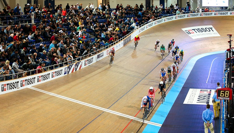 Picture by Alex Whitehead/SWpix.com - 25/02/2017 - Cycling - Tissot UCI Track Cycling World Cup - Velo Sports Center, Los Angeles, USA - A General View (GV).