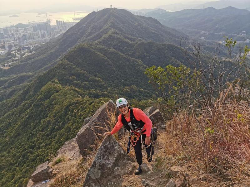 黃浩輝,攀石,攀登獅子山,香港運動員網誌