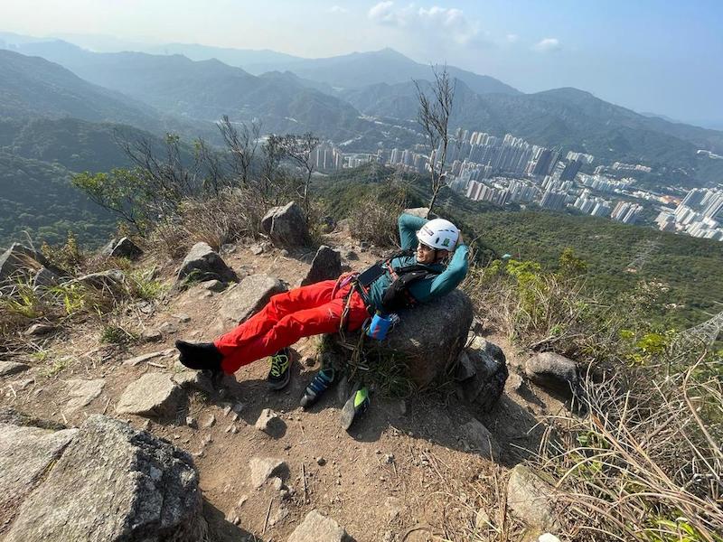 黃浩輝,攀石,攀登獅子山,香港運動員網誌